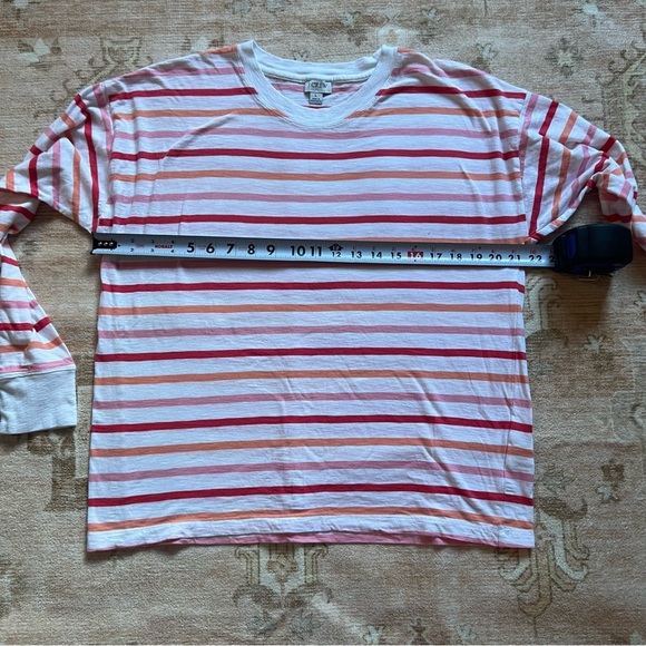 J-Crew Stripped long sleeve top - Picture 6 of 8